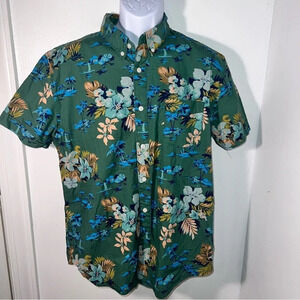 Arizona Jeans ,medium men’s Hawaiian short sleeve button front top pocket